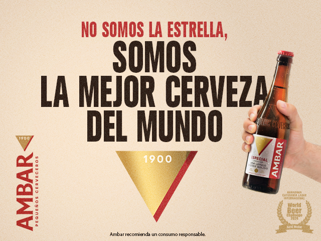 Ambar. La mejor cerveza del mundo.